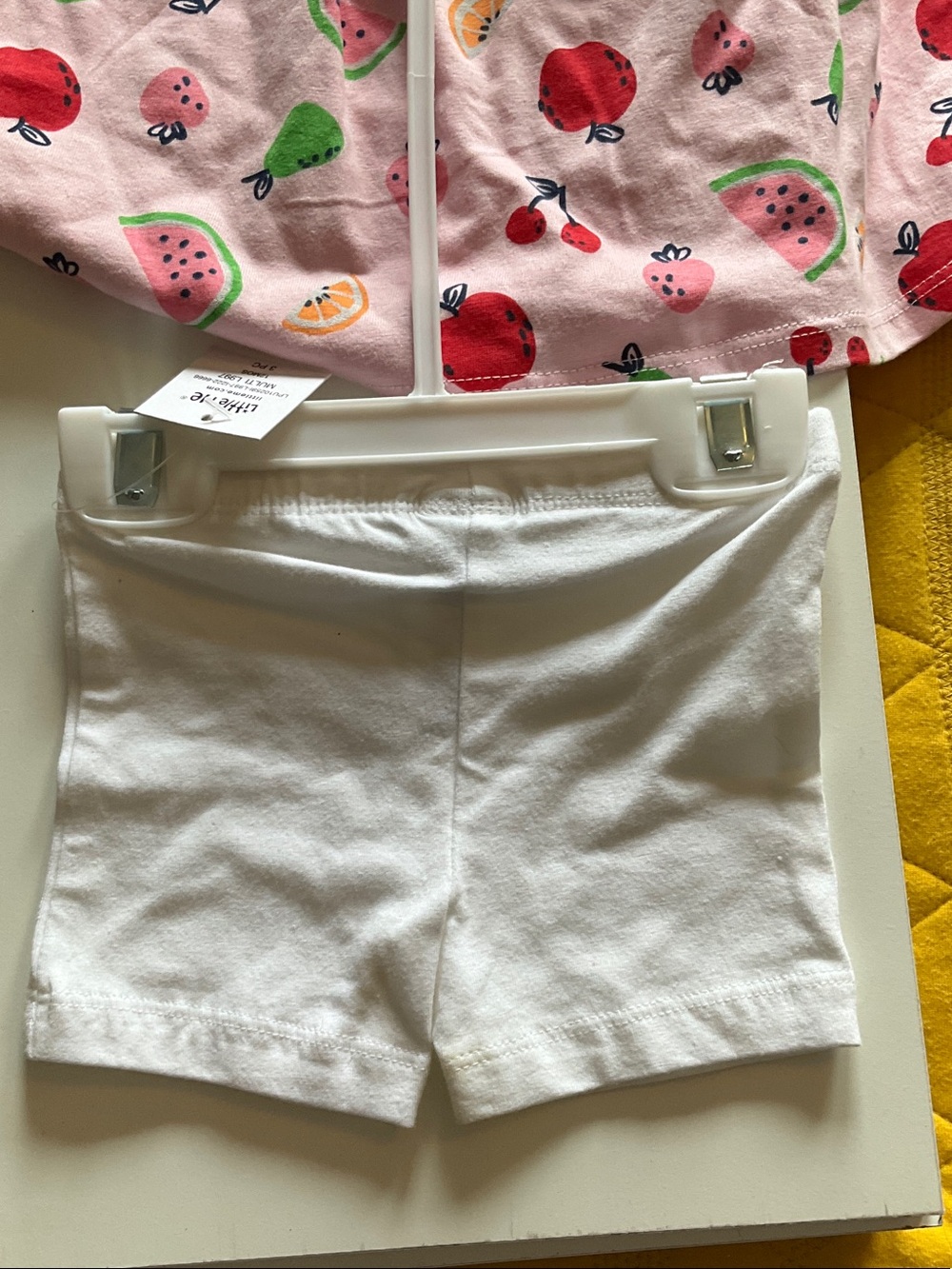 🔴Little Me Pink Fruit-Print Sleeveless Baby Dresses. And red polka dot - Picture 3 of 3